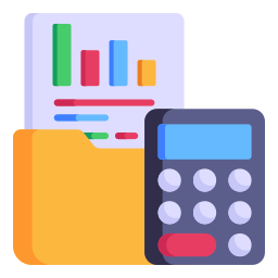 accounting. paperwork and calculator