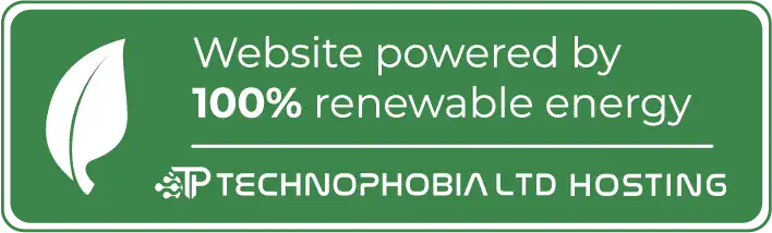 Green 100% Renewable Hosting Badge